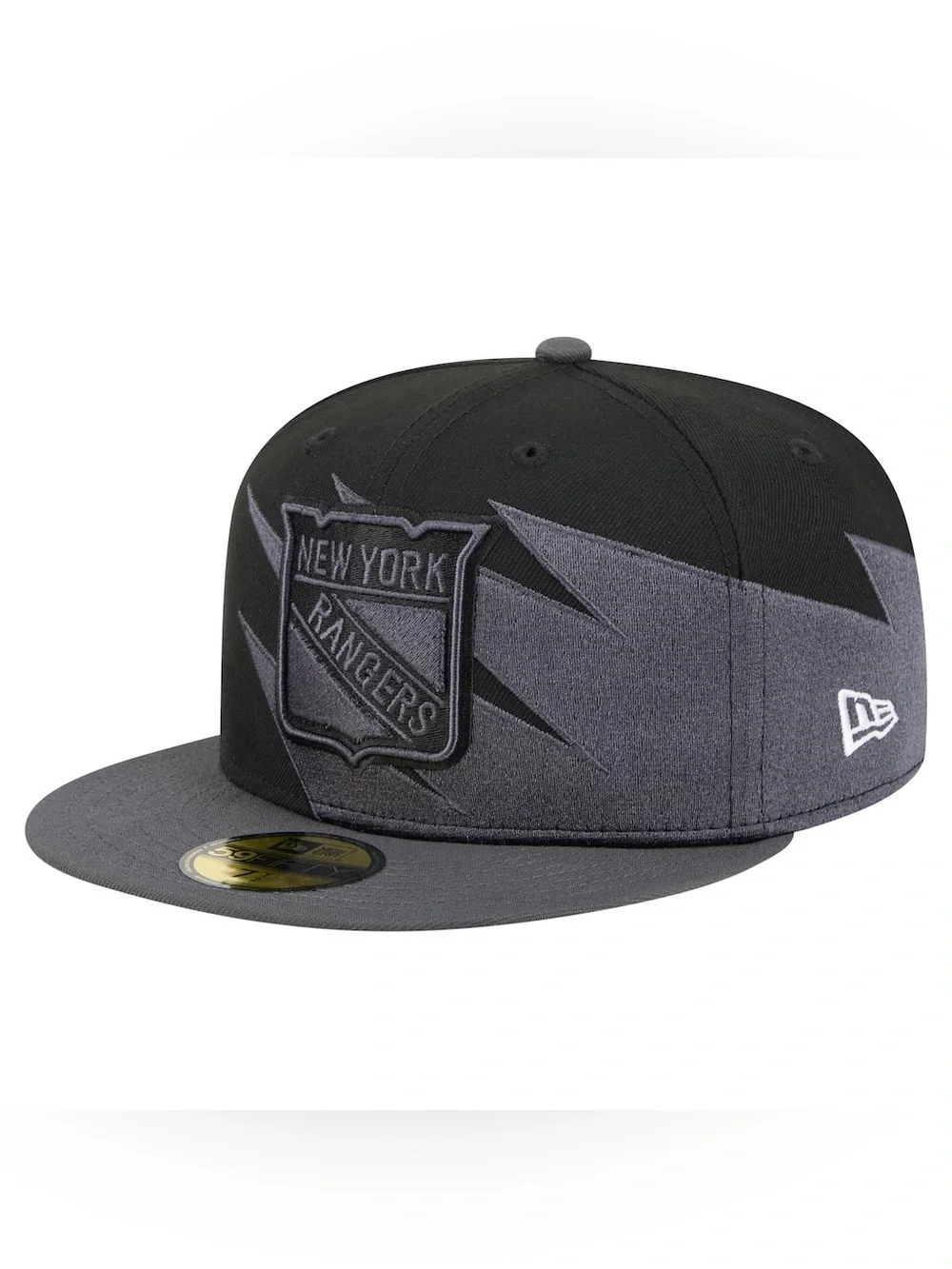 New York Rangers New Era Black Spikes 59FIFTY Fitted